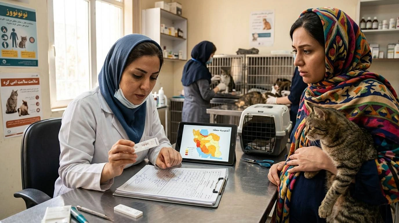 سلامت واحد | One Health | بیماریهای مشترک انسان و حیوان | زئونوز | پیشگیری از زئونوز | تشخیص سریع دامپزشکی | غربالگری سریع | کیت تشخیص سریع | کیت رپید تست دامپزشکی | رپید تست دامپزشکی | دامپزشکی و سلامت جامعه | بهداشت عمومی و دامپزشکی | پایش بیماریهای عفونی | تشخیص زودهنگام بیماری | توکسوپلاسموز | توکسوپلاسما گوندی | Toxoplasma gondii | انتقال توکسوپلاسموز | راههای انتقال توکسوپلاسموز | توکسوپلاسموز در گربه | توکسوپلاسموز در بارداری | توکسوپلاسموز و زنان باردار | پیشگیری از توکسوپلاسموز | مدیریت ریسک توکسوپلاسموز | لیشمانیوز | لیشمانیوز در سگ | لیشمانیوز سگ | لیشمانیوز احشایی | تشخیص لیشمانیوز در سگ | سگ بهعنوان مخزن لیشمانیوز | مخازن بیماری | کنترل لیشمانیوز | پایش لیشمانیوز | مناطق آندمیک لیشمانیوز | ناقل لیشمانیوز | پیشگیری از لیشمانیوز | تفسیر رپید تست | نقش کلینیک دامپزشکی در سلامت عمومی | تشخیص بیماریهای زئونوز | آموزش صاحبان حیوانات | بیماریهای عفونی حیوانات خانگی | ارتباط دامپزشکی و پزشکی | سلامت انسان و حیوان | لبتلیجنس