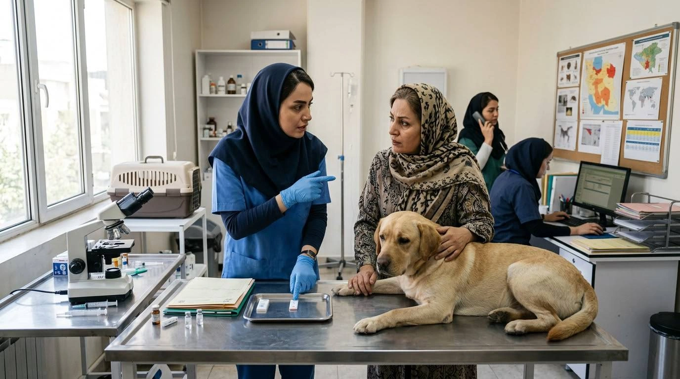 سلامت واحد | One Health | بیماریهای مشترک انسان و حیوان | زئونوز | پیشگیری از زئونوز | تشخیص سریع دامپزشکی | غربالگری سریع | کیت تشخیص سریع | کیت رپید تست دامپزشکی | رپید تست دامپزشکی | دامپزشکی و سلامت جامعه | بهداشت عمومی و دامپزشکی | پایش بیماریهای عفونی | تشخیص زودهنگام بیماری | توکسوپلاسموز | توکسوپلاسما گوندی | Toxoplasma gondii | انتقال توکسوپلاسموز | راههای انتقال توکسوپلاسموز | توکسوپلاسموز در گربه | توکسوپلاسموز در بارداری | توکسوپلاسموز و زنان باردار | پیشگیری از توکسوپلاسموز | مدیریت ریسک توکسوپلاسموز | لیشمانیوز | لیشمانیوز در سگ | لیشمانیوز سگ | لیشمانیوز احشایی | تشخیص لیشمانیوز در سگ | سگ بهعنوان مخزن لیشمانیوز | مخازن بیماری | کنترل لیشمانیوز | پایش لیشمانیوز | مناطق آندمیک لیشمانیوز | ناقل لیشمانیوز | پیشگیری از لیشمانیوز | تفسیر رپید تست | نقش کلینیک دامپزشکی در سلامت عمومی | تشخیص بیماریهای زئونوز | آموزش صاحبان حیوانات | بیماریهای عفونی حیوانات خانگی | ارتباط دامپزشکی و پزشکی | سلامت انسان و حیوان | لبتلیجنس